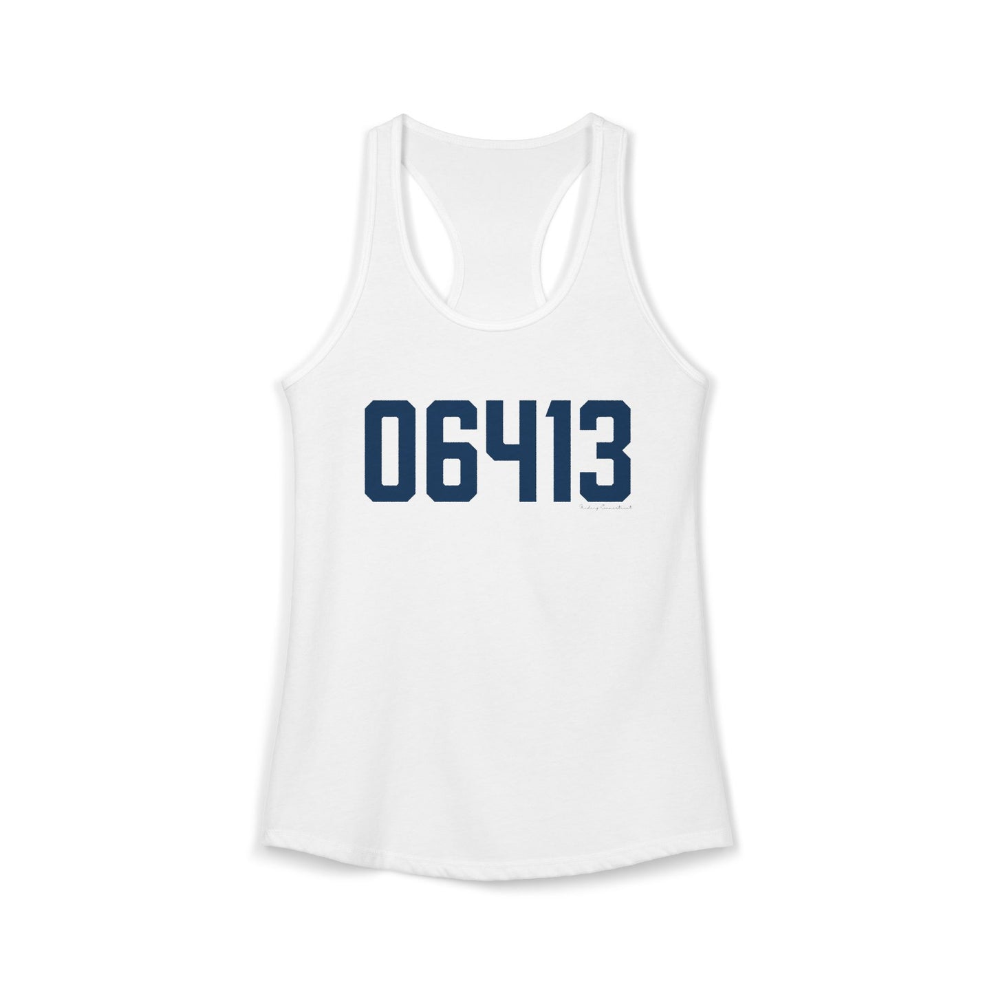 06413 Clinton Connecticut Zip Code Women's Ideal Racerback Tank Top