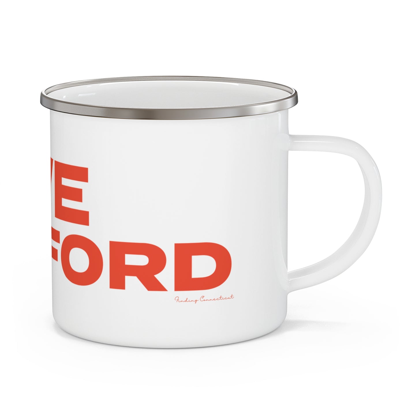 Love Stamford Enamel Camping Mug