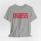 06855 Norwalk Connecticut Zip Code Unisex Jersey Short Sleeve T-Shirt