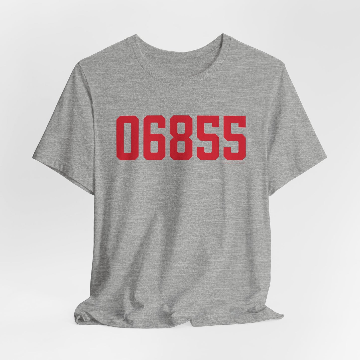 06855 Norwalk Connecticut Zip Code Unisex Jersey Short Sleeve T-Shirt