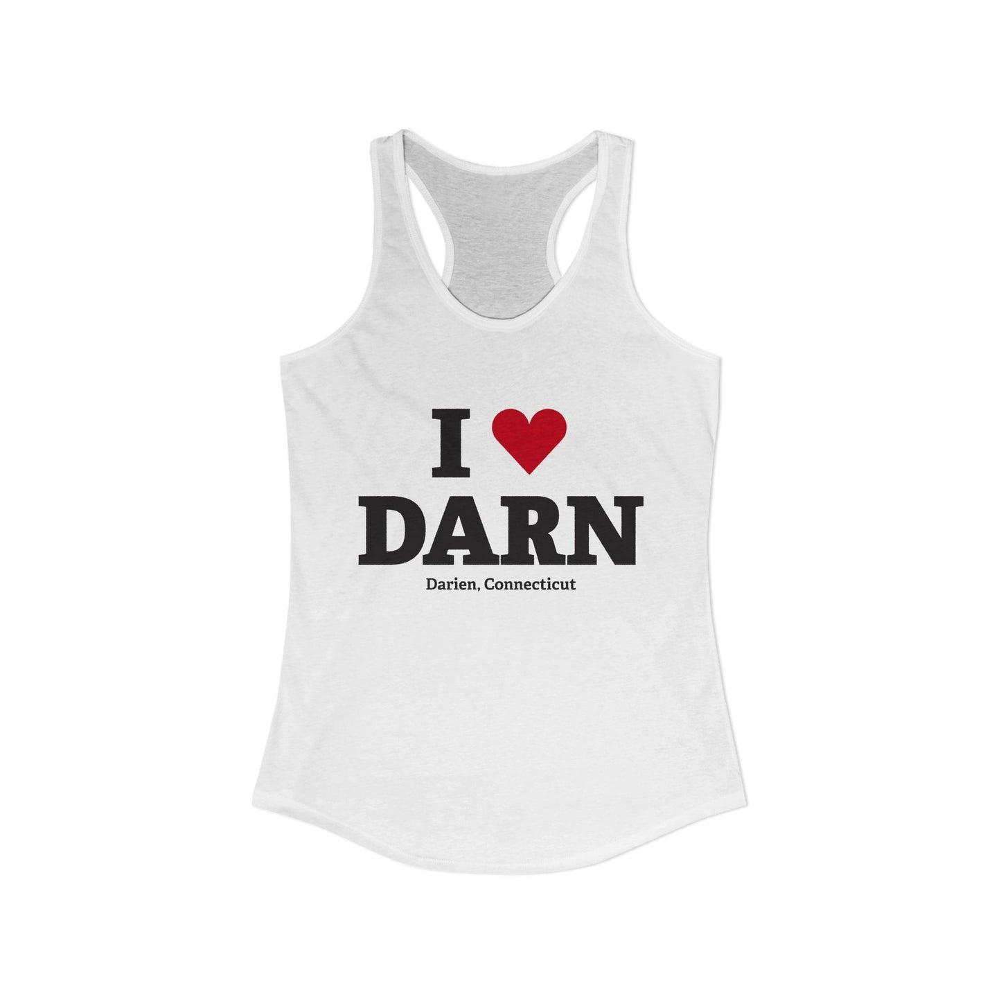 I Heart DARN Women's Ideal Racerback Tank Top