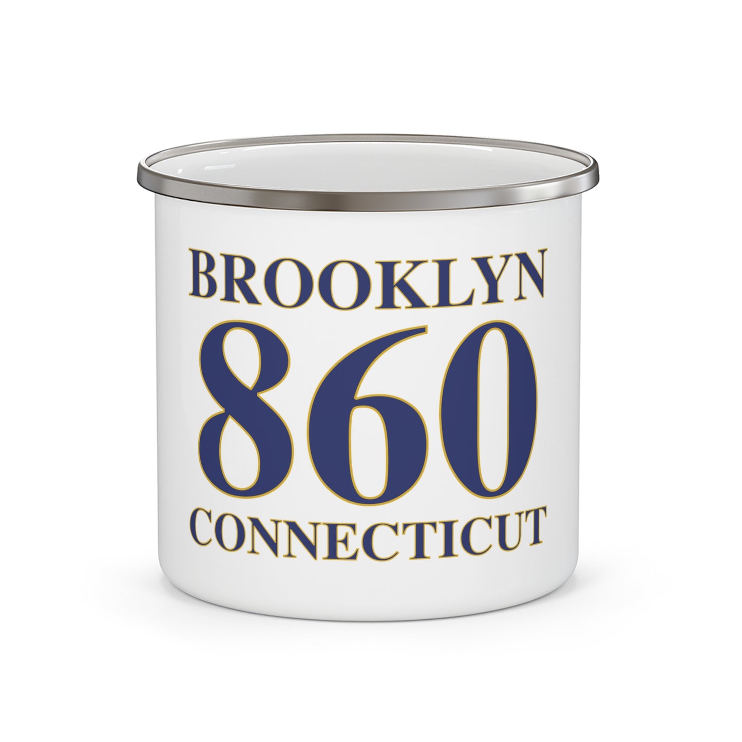 Brooklyn 860 Connecticut Enamel Camping Mug