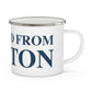 Just a kid from Clinton Enamel Camping Mug