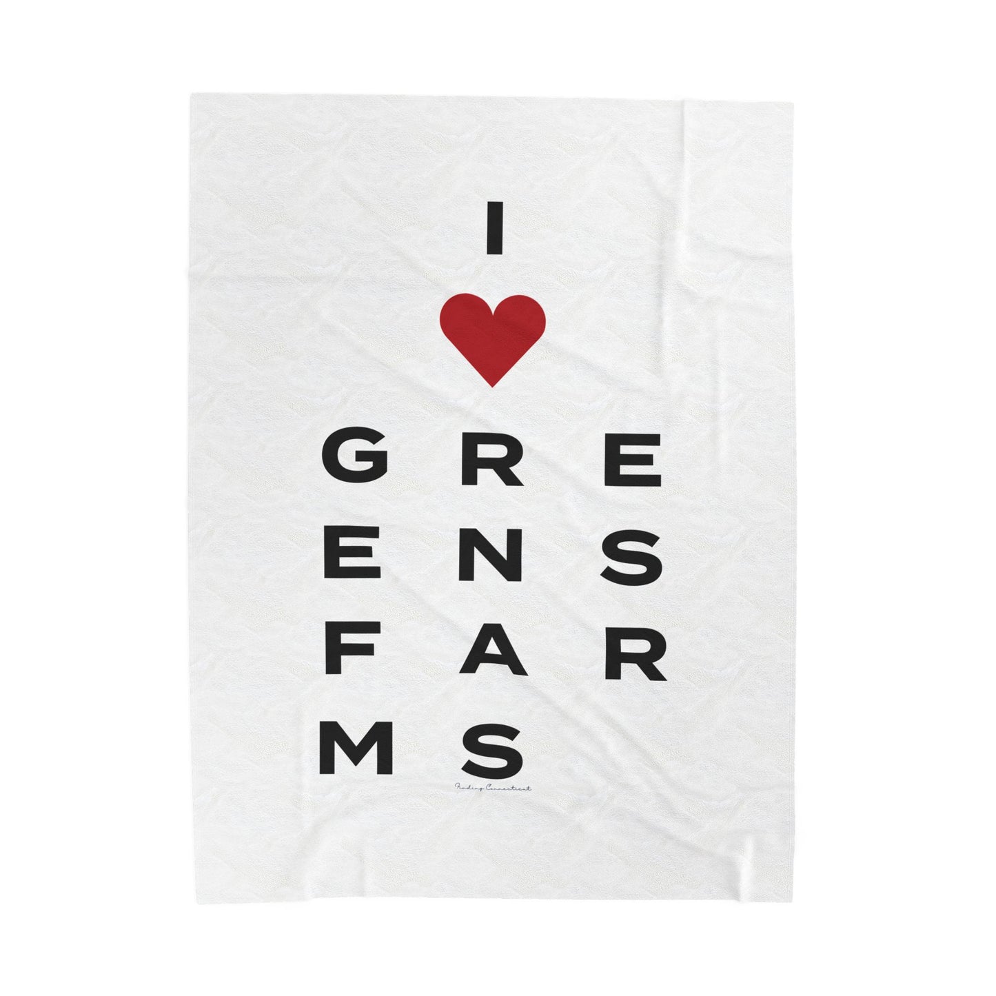 Greens Farms Vision Velveteen Plush Blanket
