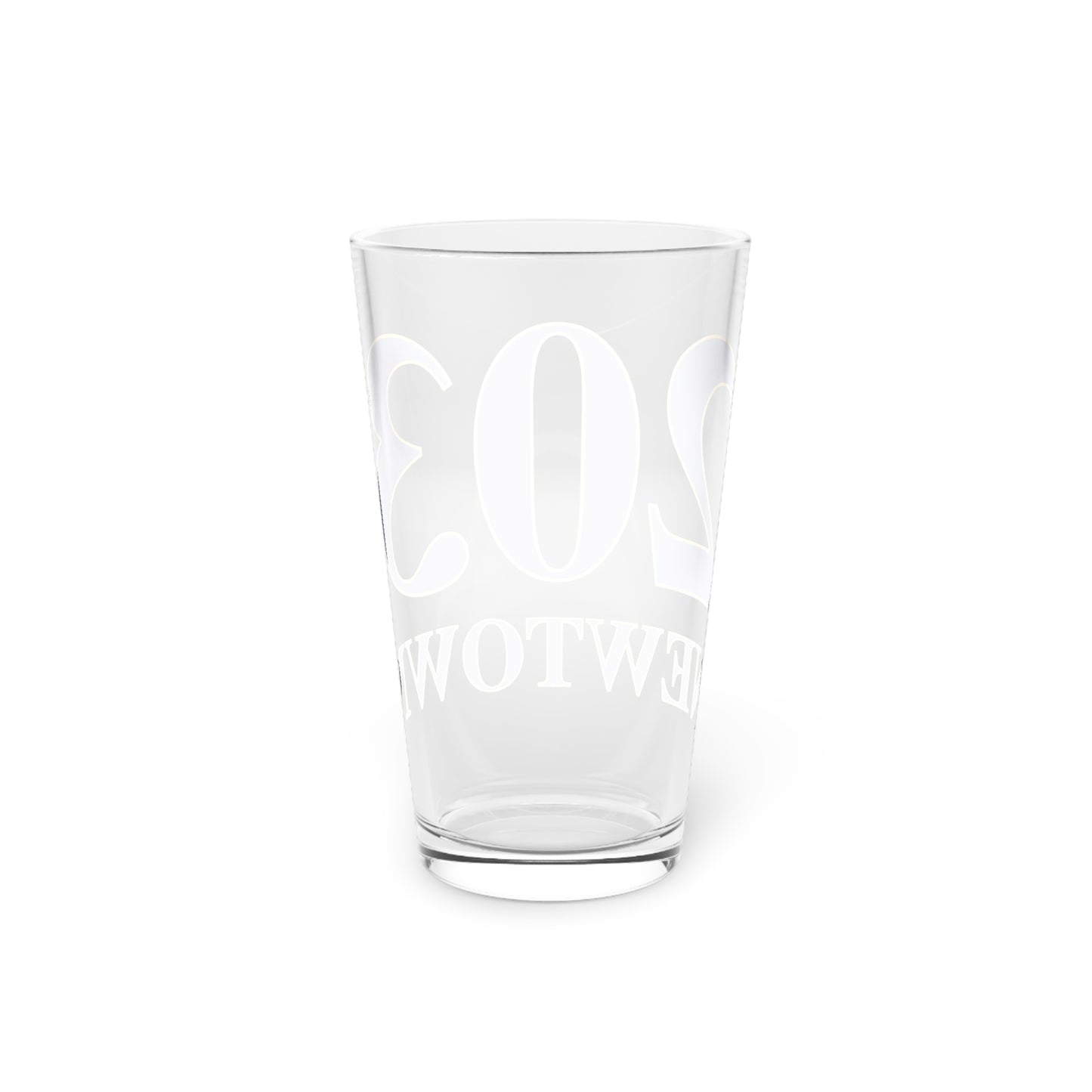 203 Newtown Pint Glass, 16oz