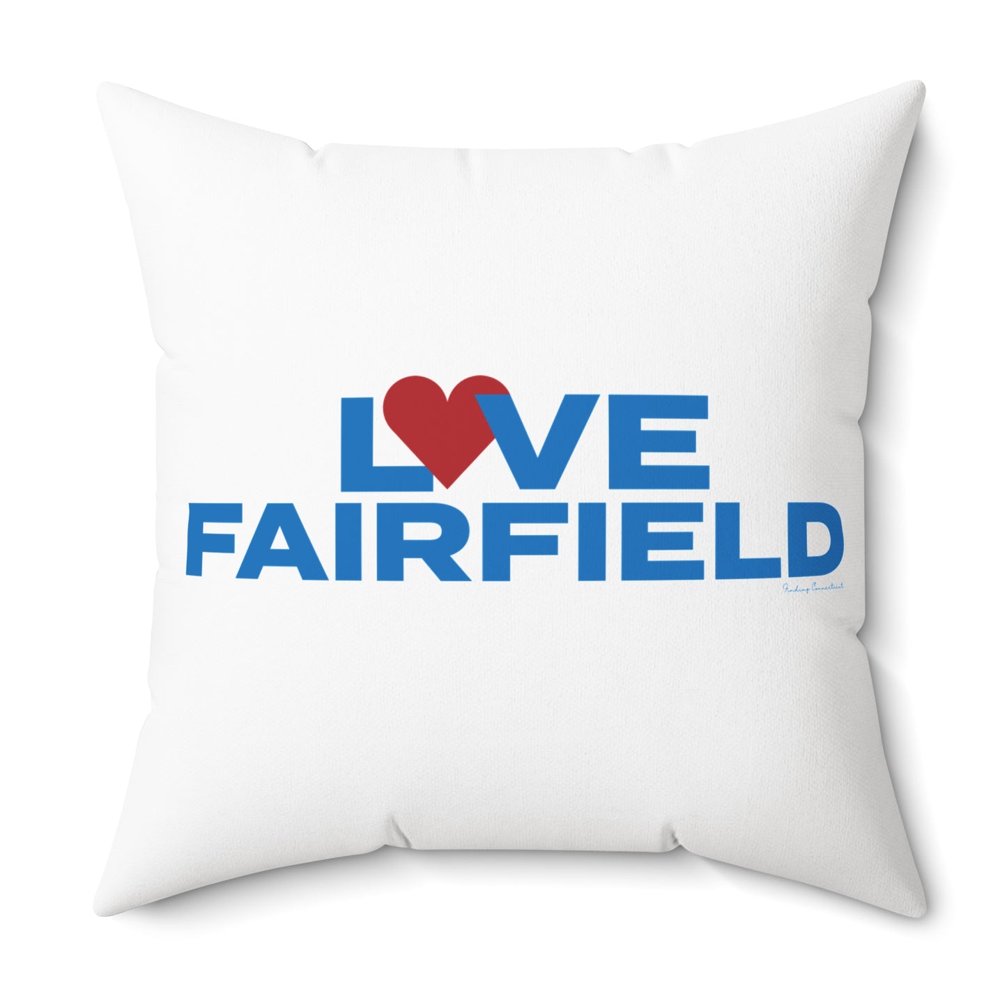 Love Fairfield Spun Polyester Square Pillow