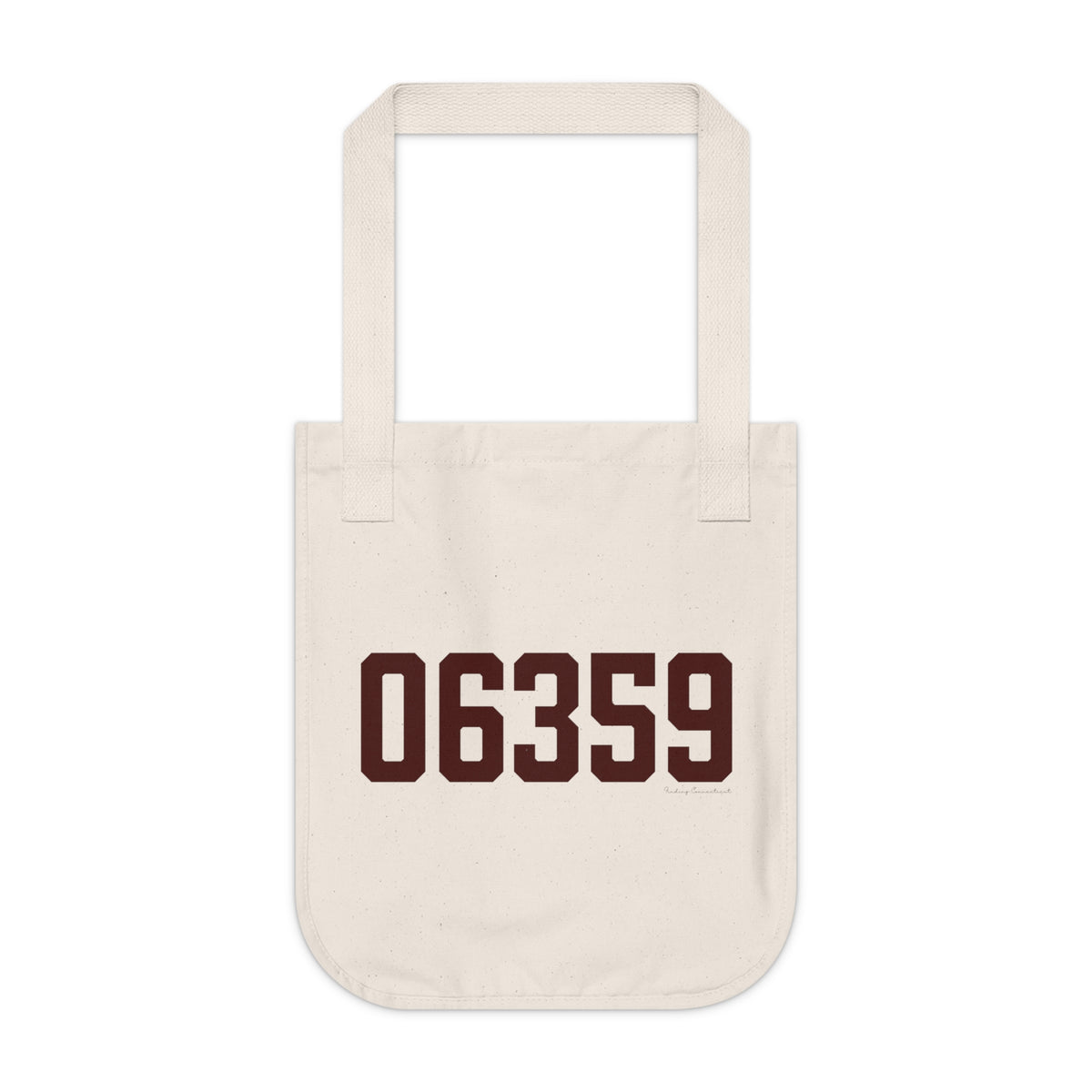 06359 North Stonington Connecticut Zip Code Organic Canvas Tote Bag