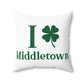 I Clover Middletown Spun Polyester Square Pillow