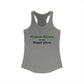 Greens Farms is my Happy Place Women's Ideal Racerback Tank Top