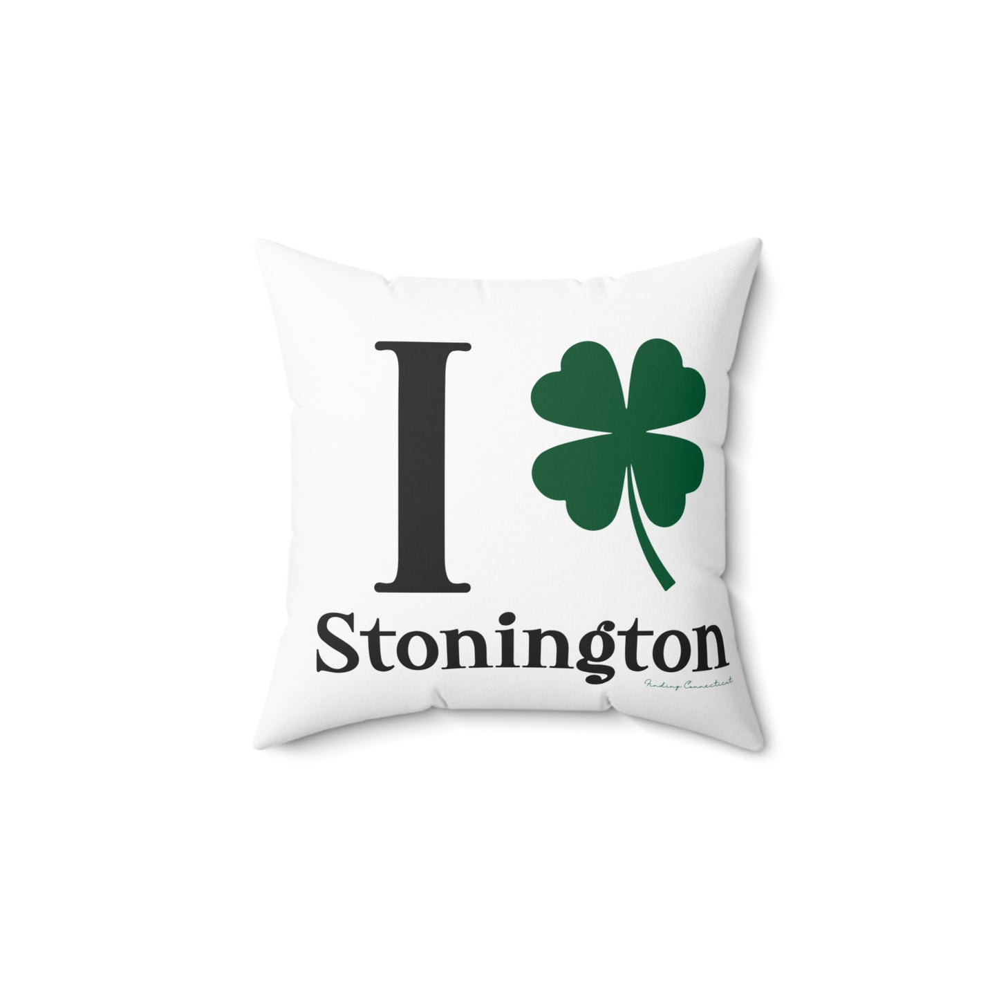 I Clover Stonington Spun Polyester Square Pillow