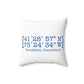 Brookfield Coordinates Spun Polyester Square Pillow