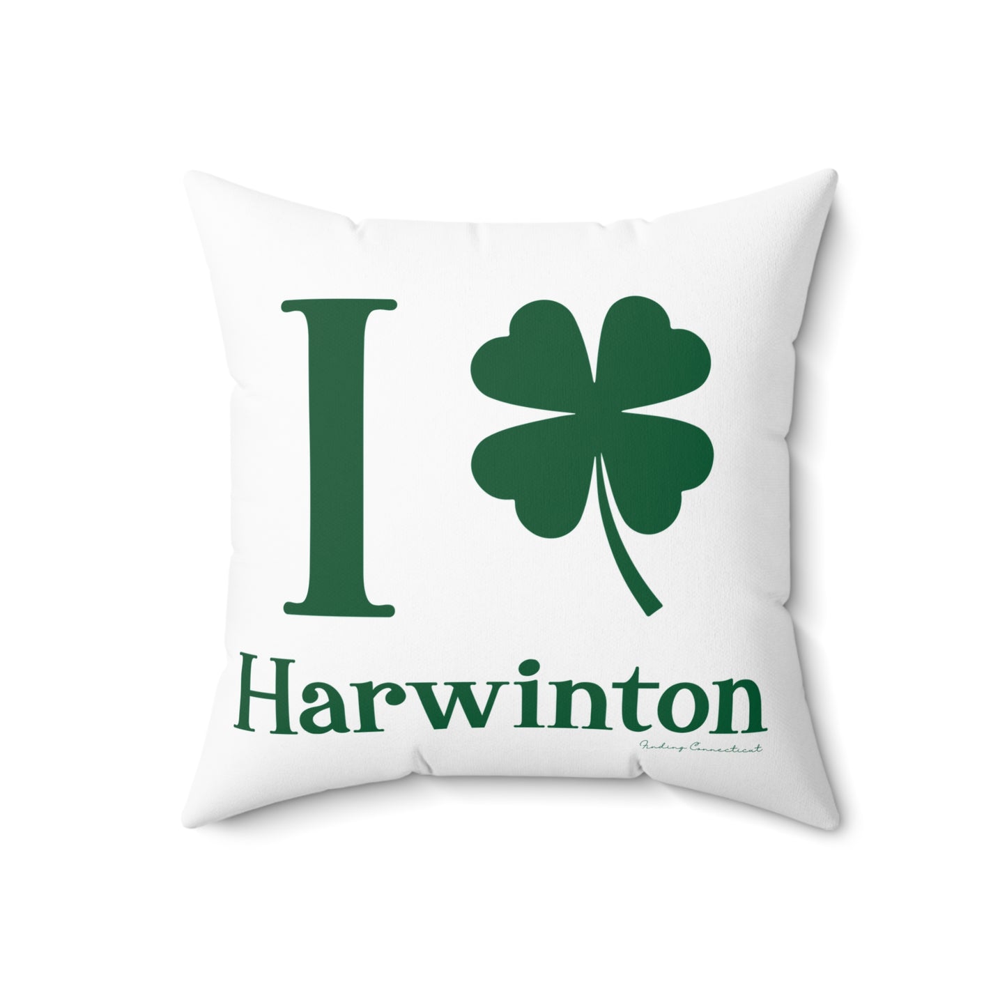 I Clover Harwinton Spun Polyester Square Pillow