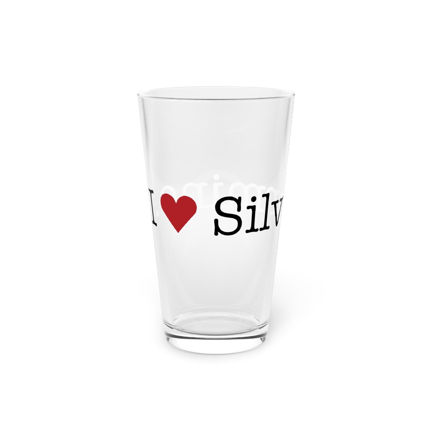 I Heart Silvermine. Pint Glass, 16oz