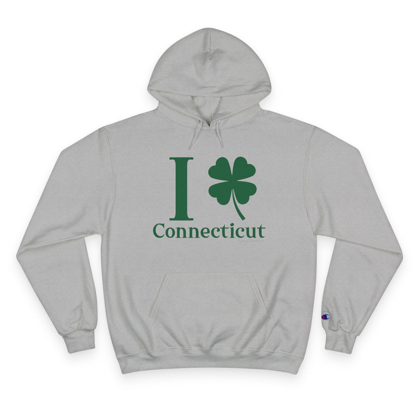I Clover Connecticut (Green) Champion Hoodie