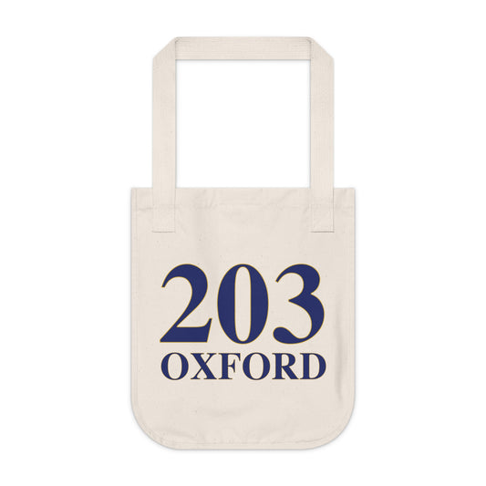 203 Oxford Organic Canvas Tote Bag