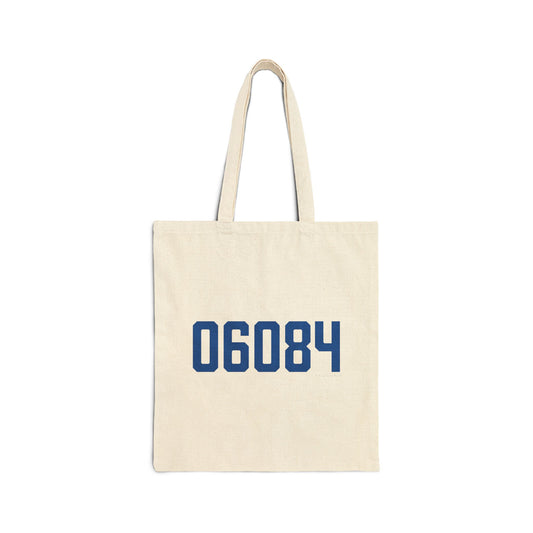 06084 Tolland Connecticut Zip Code Cotton Canvas Tote Bag