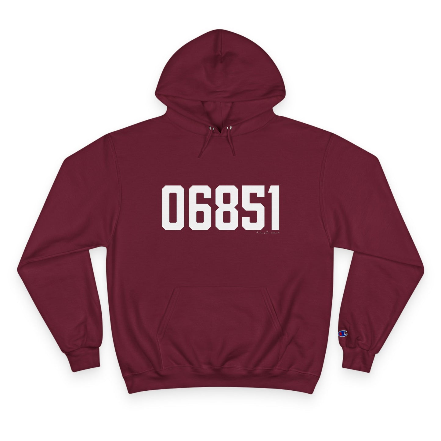06851 Norwalk CT Zip Code Champion Hoodie Sweatshirt
