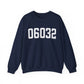 06032 - Farmington CT Zip Code Unisex Heavy Blend™ Crewneck Sweatshirt