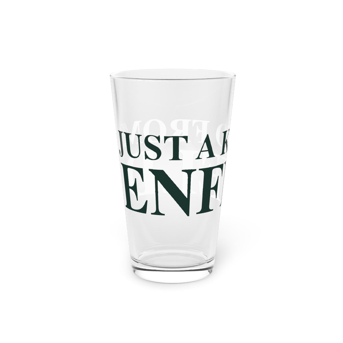 Just a kid from Enfield Pint Glass, 16oz