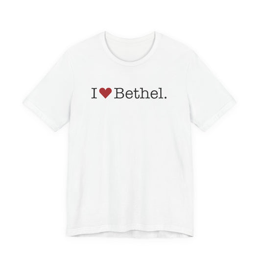 I Heart Bethel. Unisex Jersey Short Sleeve T-Shirt