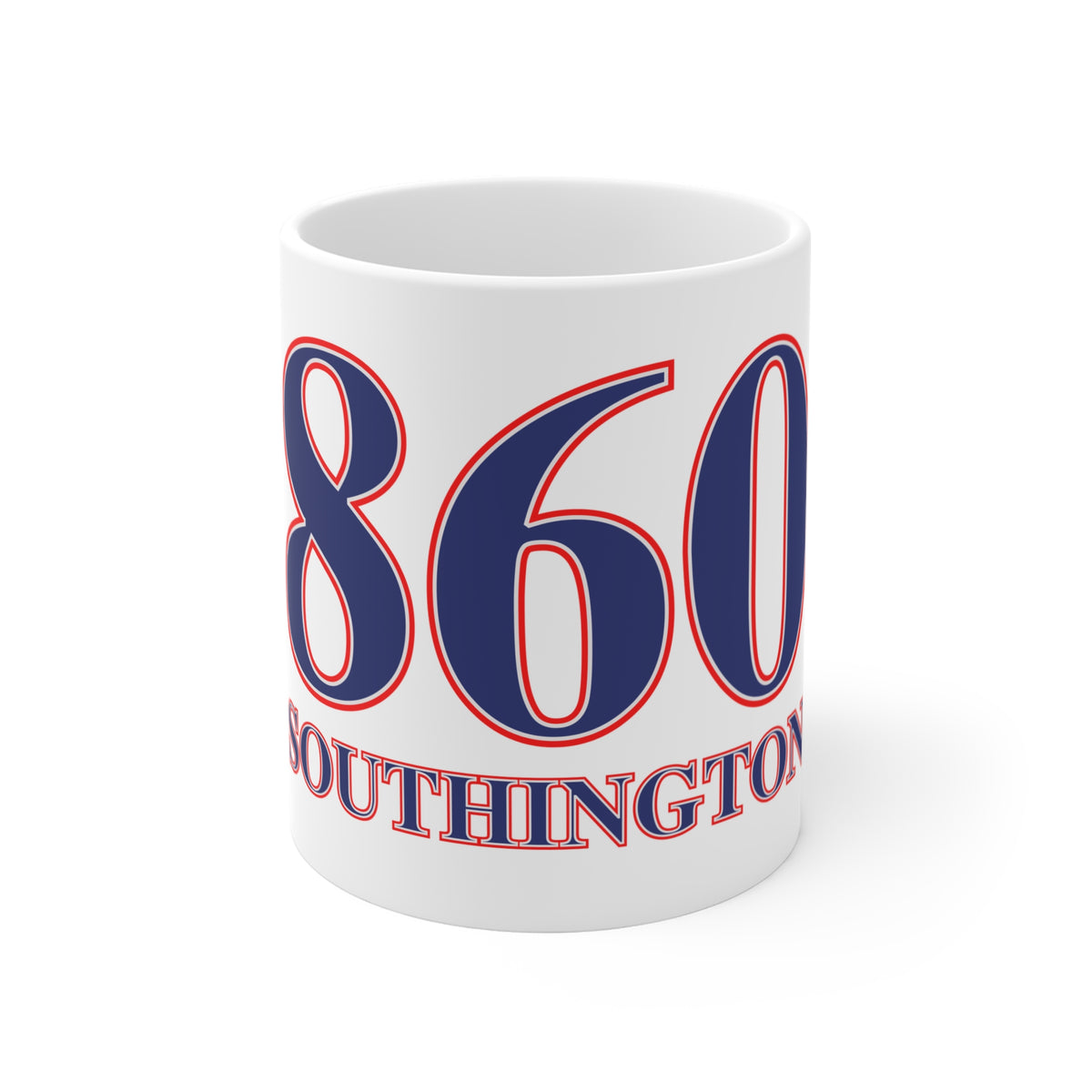 860 Southington Red, White & Blue Mug 11oz