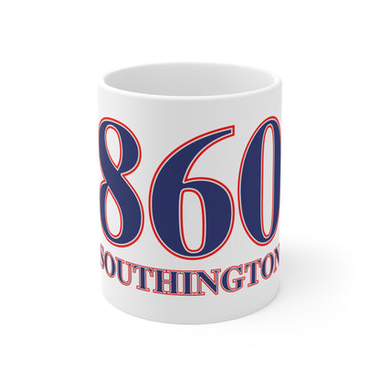 860 Southington Red, White & Blue Mug 11oz