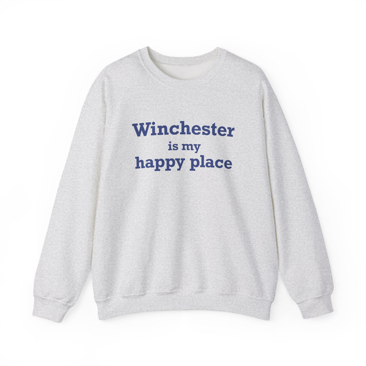 Winchester is My Happy Place Unisex Heavy Blend™ Crewneck Sweatshirt