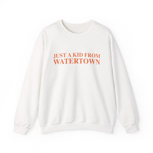 Just a kid from Watertown Unisex Heavy Blend™ Crewneck Sweatshirt