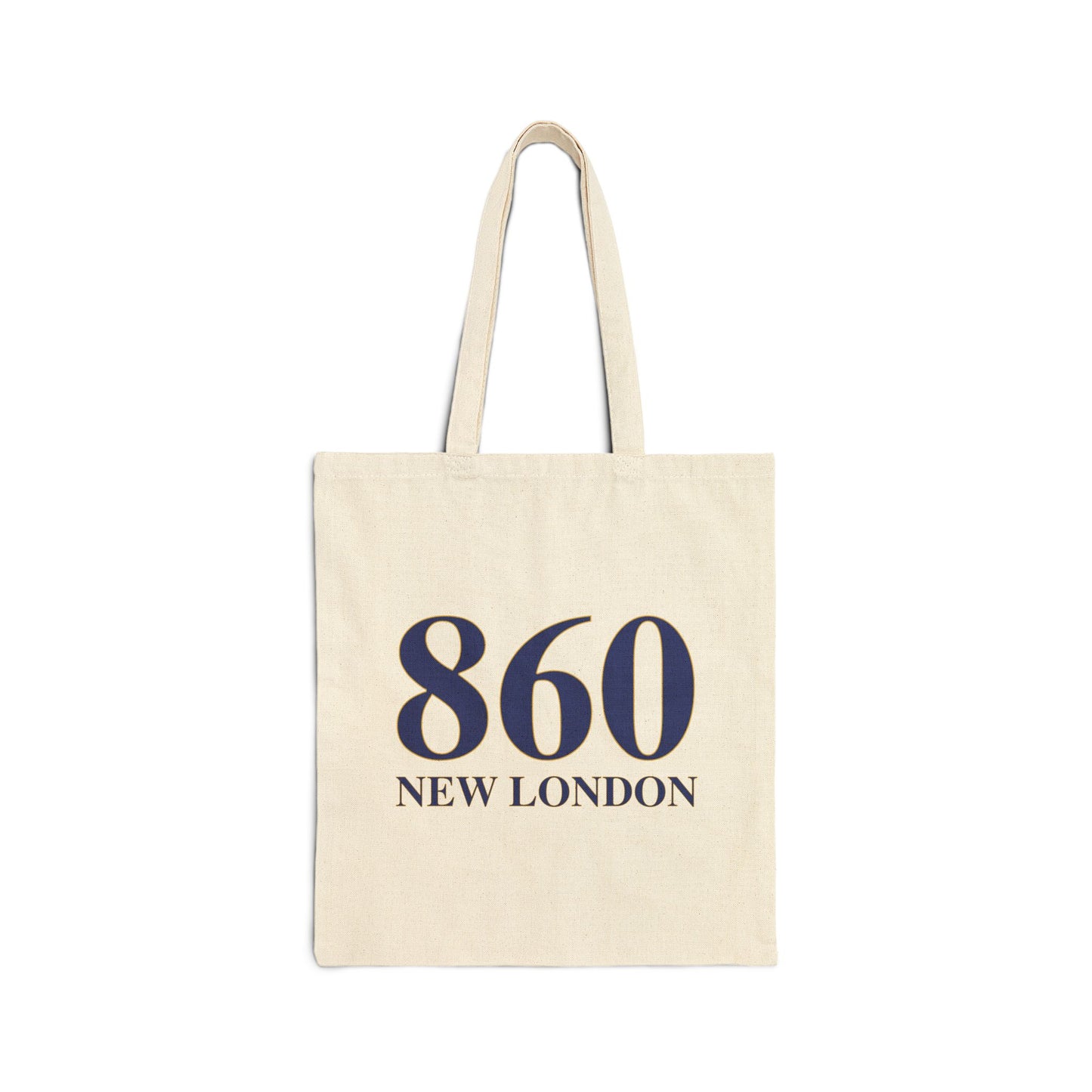 860 New London  Cotton Canvas Tote Bag