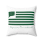 Seymour Connecticut St. Patrick’s Day Flag Spun Polyester Square Pillow