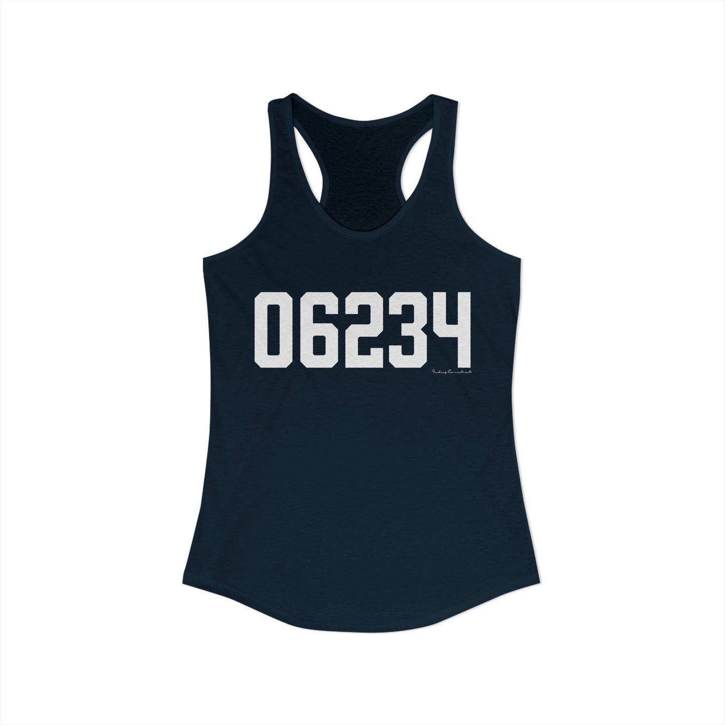 06234 Brooklyn CT Zip Code Women's Ideal Racerback Tank Top