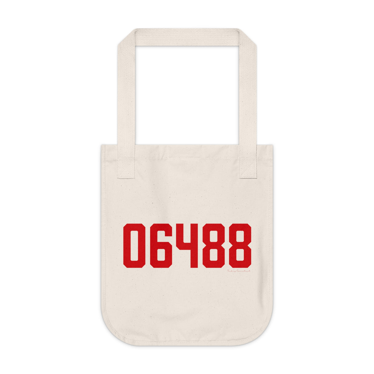 06488 Southbury Connecticut Zip Code Organic Canvas Tote Bag