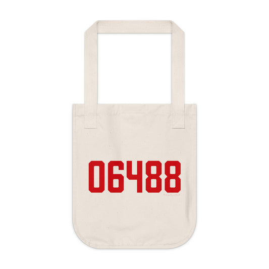 06488 Southbury Connecticut Zip Code Organic Canvas Tote Bag
