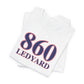 860 Ledyard Red White & Blue Unisex Jersey Short Sleeve T-Shirt