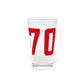 06607 Bridgeport Connecticut Zip Code Pint Glass, 16oz