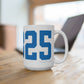 06825 Fairfield Connecticut Zip Code Mug 15oz