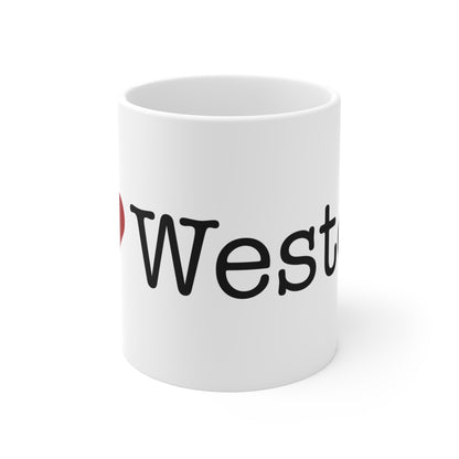 I Heart Weston. Mug 11oz