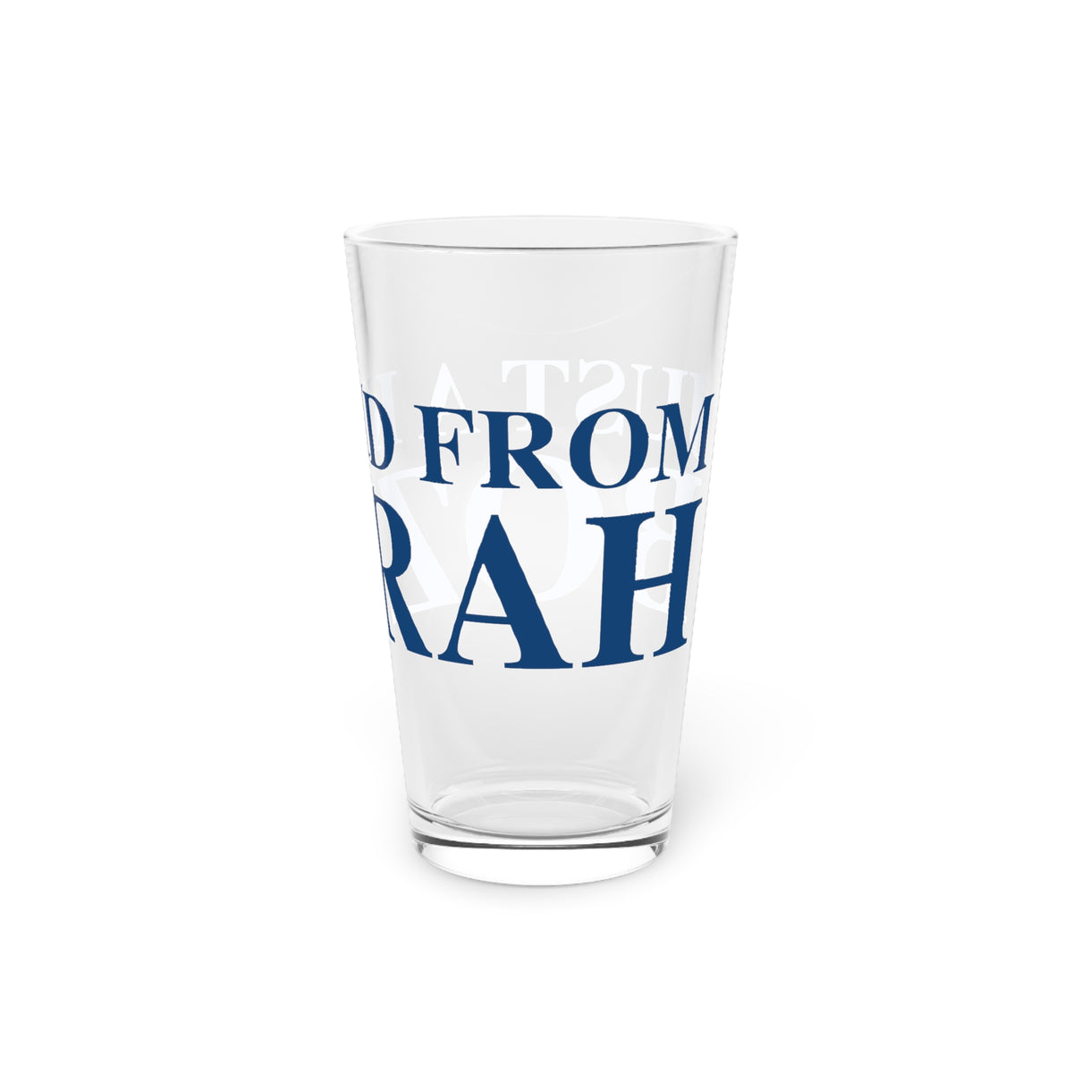 Just a kid from Bozrah Pint Glass, 16oz