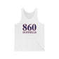 860 Suffield Red White & Blue Unisex Jersey Tank Top