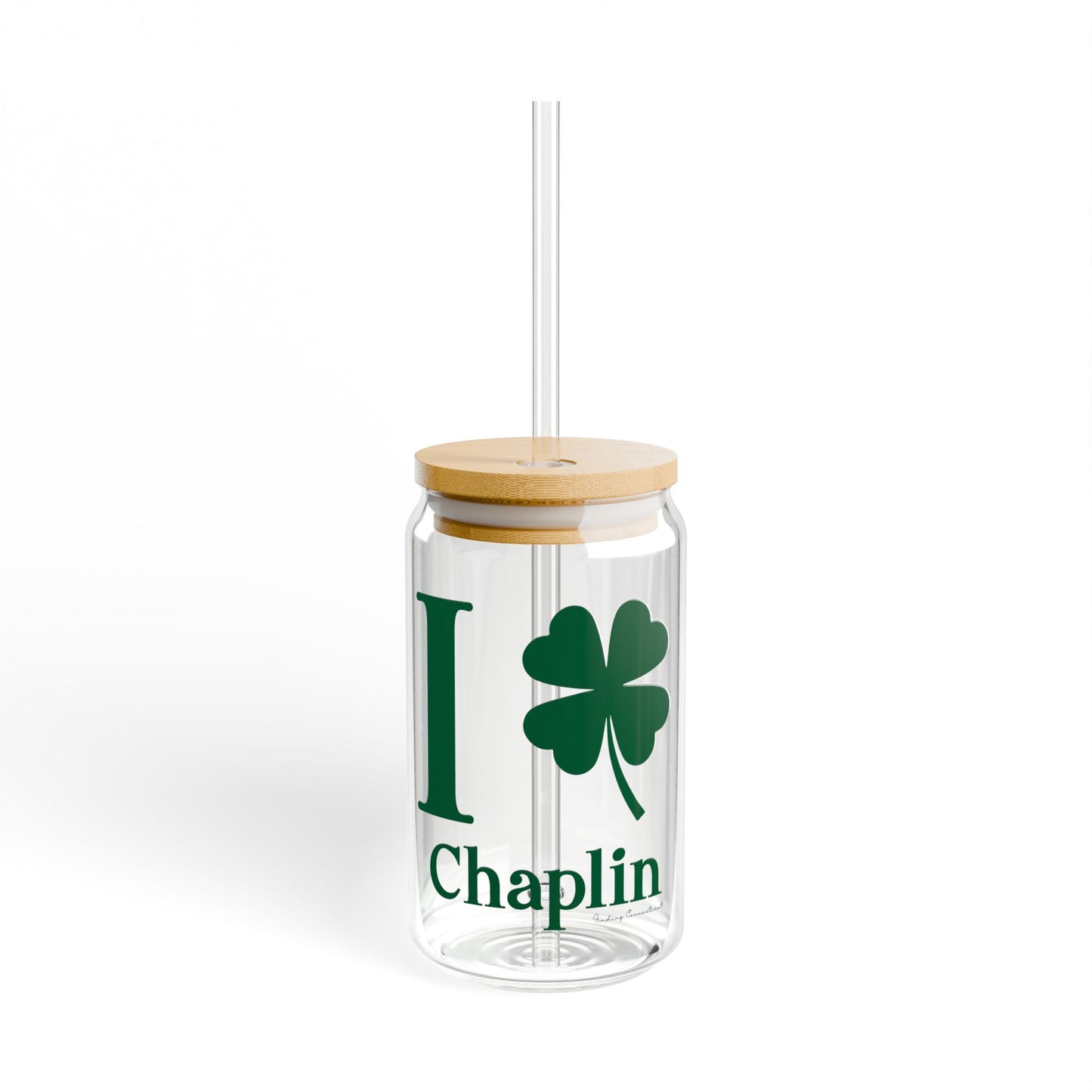 I Clover Chaplin Sipper Glass, 16oz