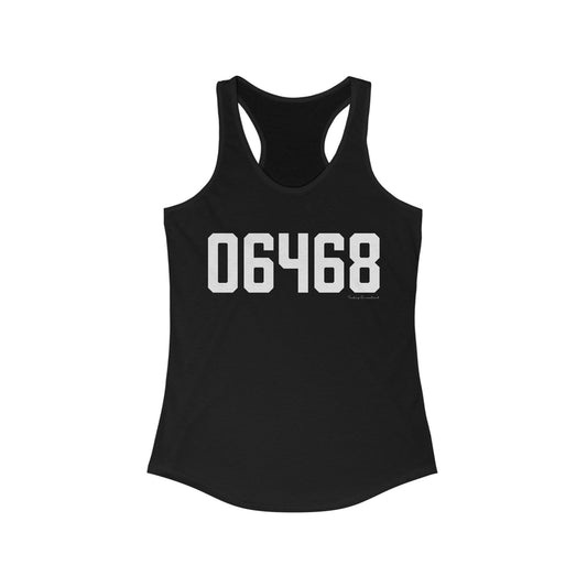 06468 Monroe Connecticut Zip Code Women's Ideal Racerback Tank Top