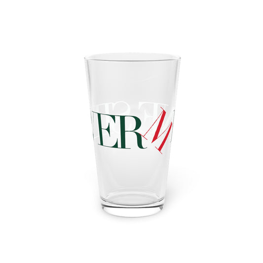 41 Tilt Silvermine Pint Glass, 16oz
