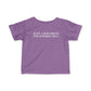 Just a kid from Strawberry Hill Infant Fine Jersey T-Shirt