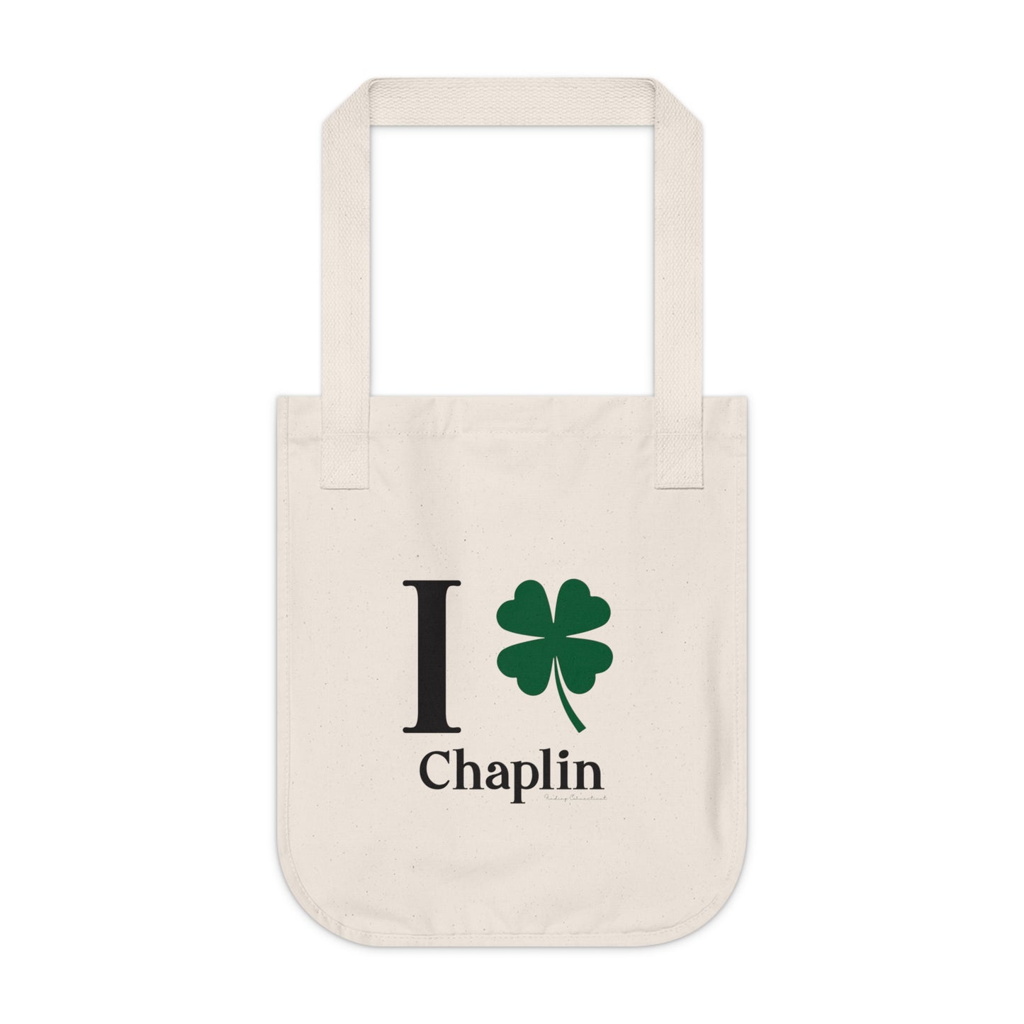 I Clover Chaplin Organic Canvas Tote Bag