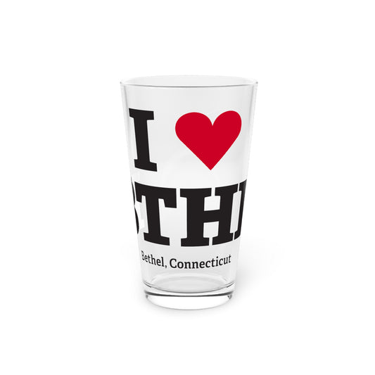 I Heart BTHL Pint Glass, 16oz