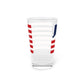 Bolton Connecticut Flag Pint Glass, 16oz