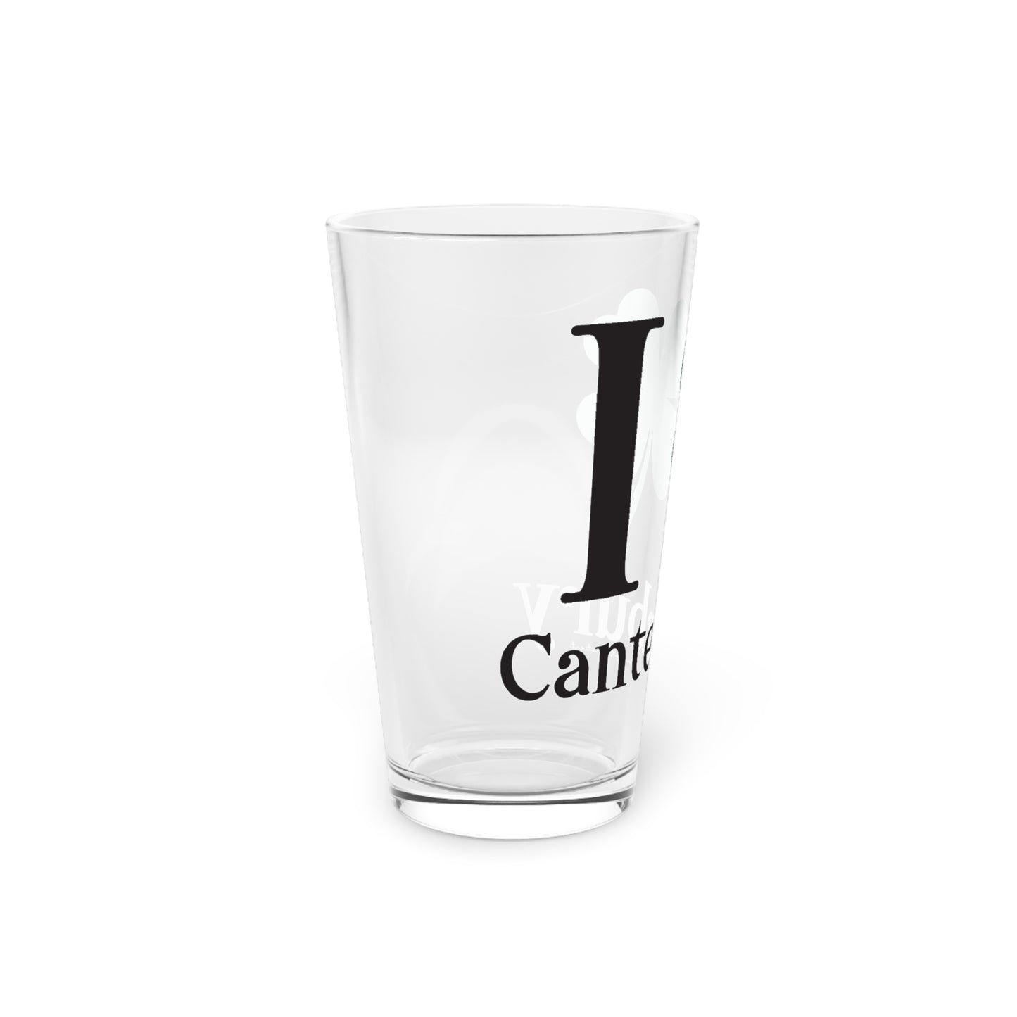 I Clover Canterbury Pint Glass, 16oz