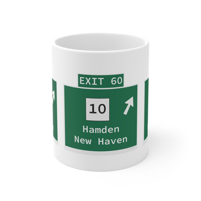 Vintage WCP Exit 60 Sign Mug 11oz