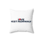 Love West Norwalk Spun Polyester Square Pillow