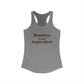 Brooklyn is My Happy Place Women's Ideal Racerback Tank Top